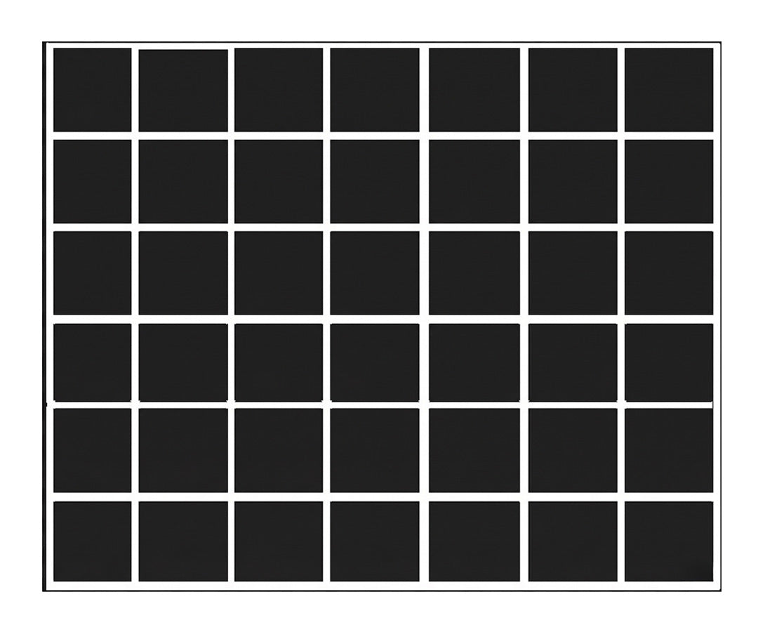 Piastre collanti compatibili nere 410 x 395 mm per lampade UV cattura insetti KOM24 12 pezzi