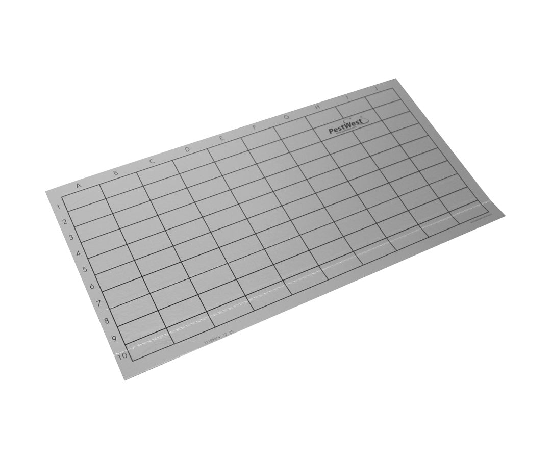 Piastre collanti Pestwest grigie per lampade UV LED 6 pezzi