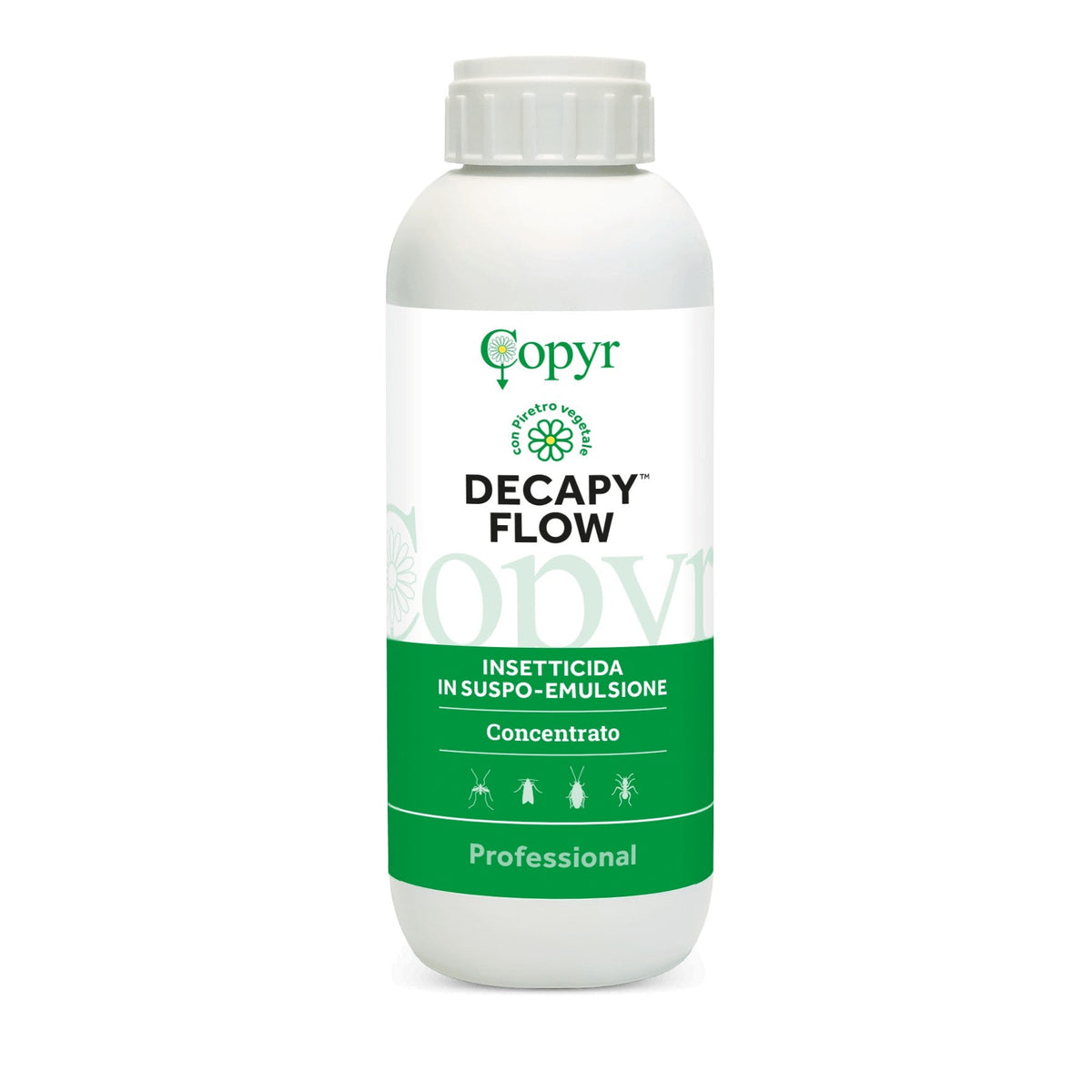 Insetticida per mosche, zanzare, blatte e cimici Copyr Decapy Flow 1 litro