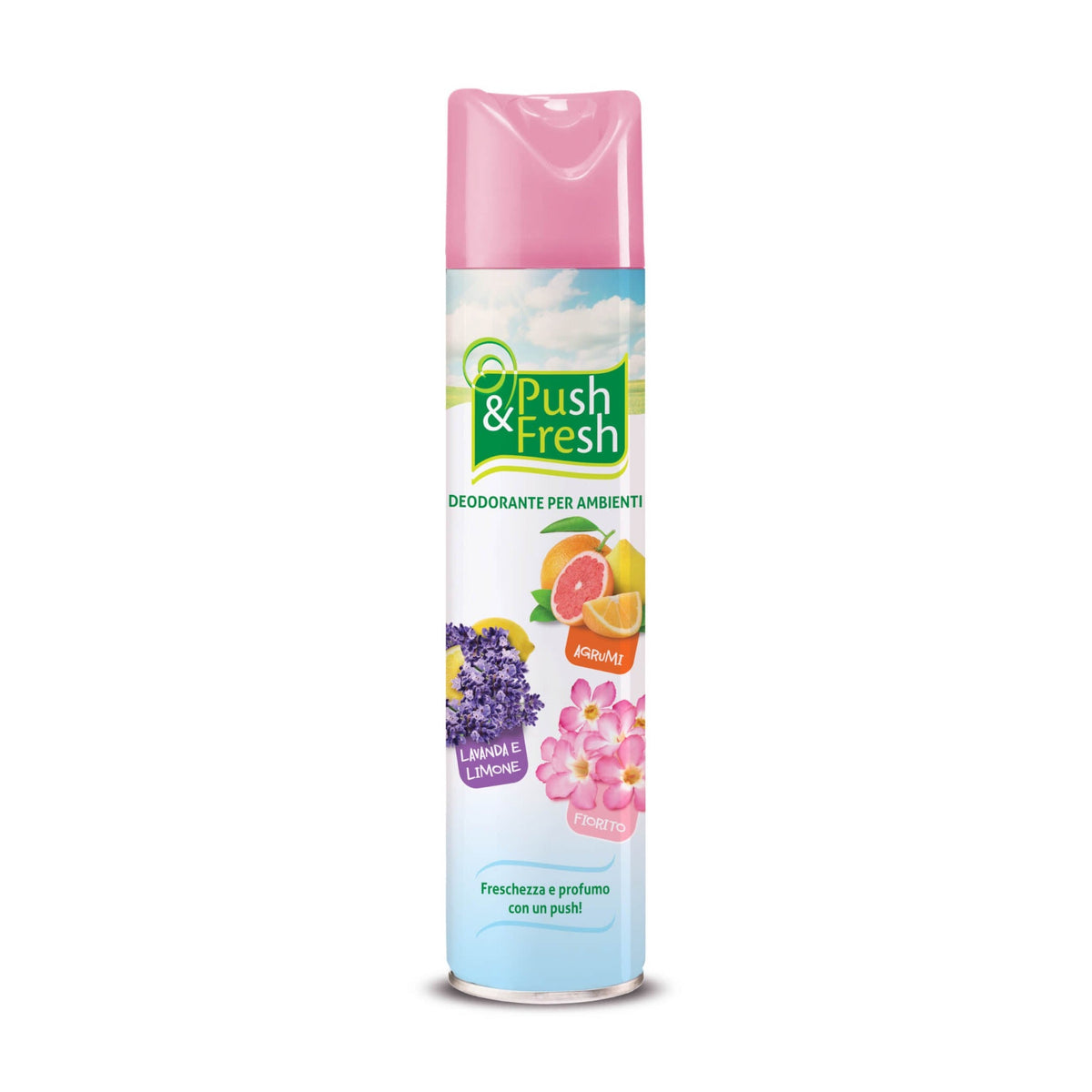 Deodorante aerosol per ambienti Copyr Push&Fresh Fiorito 300 ml