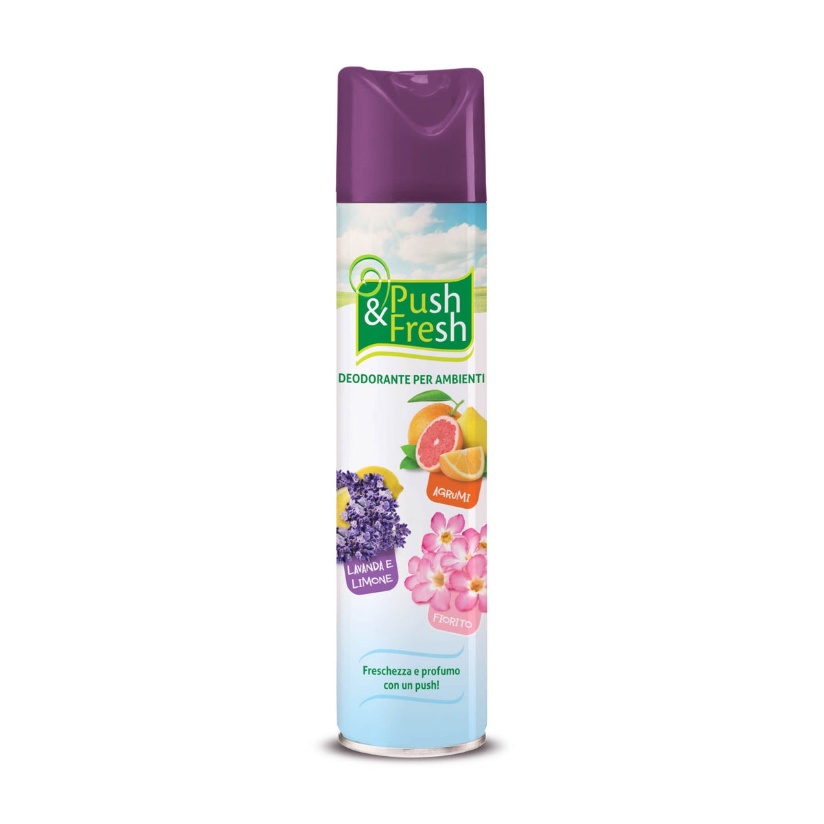 Deodorante aerosol per ambienti Copyr Push&Fresh Lavanda e Limone 300 ml