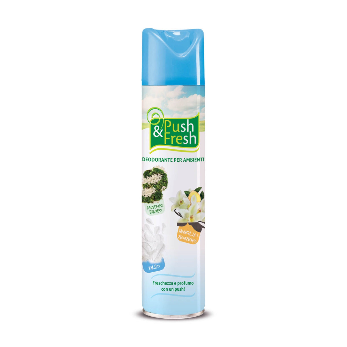 Deodorante aerosol per ambienti Copyr Push&Fresh Talco 300 ml