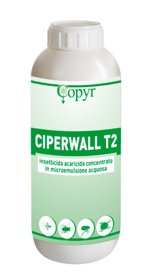 Insetticida concentrato per acari e insetti vari Copyr CIPERWALL T2 1L