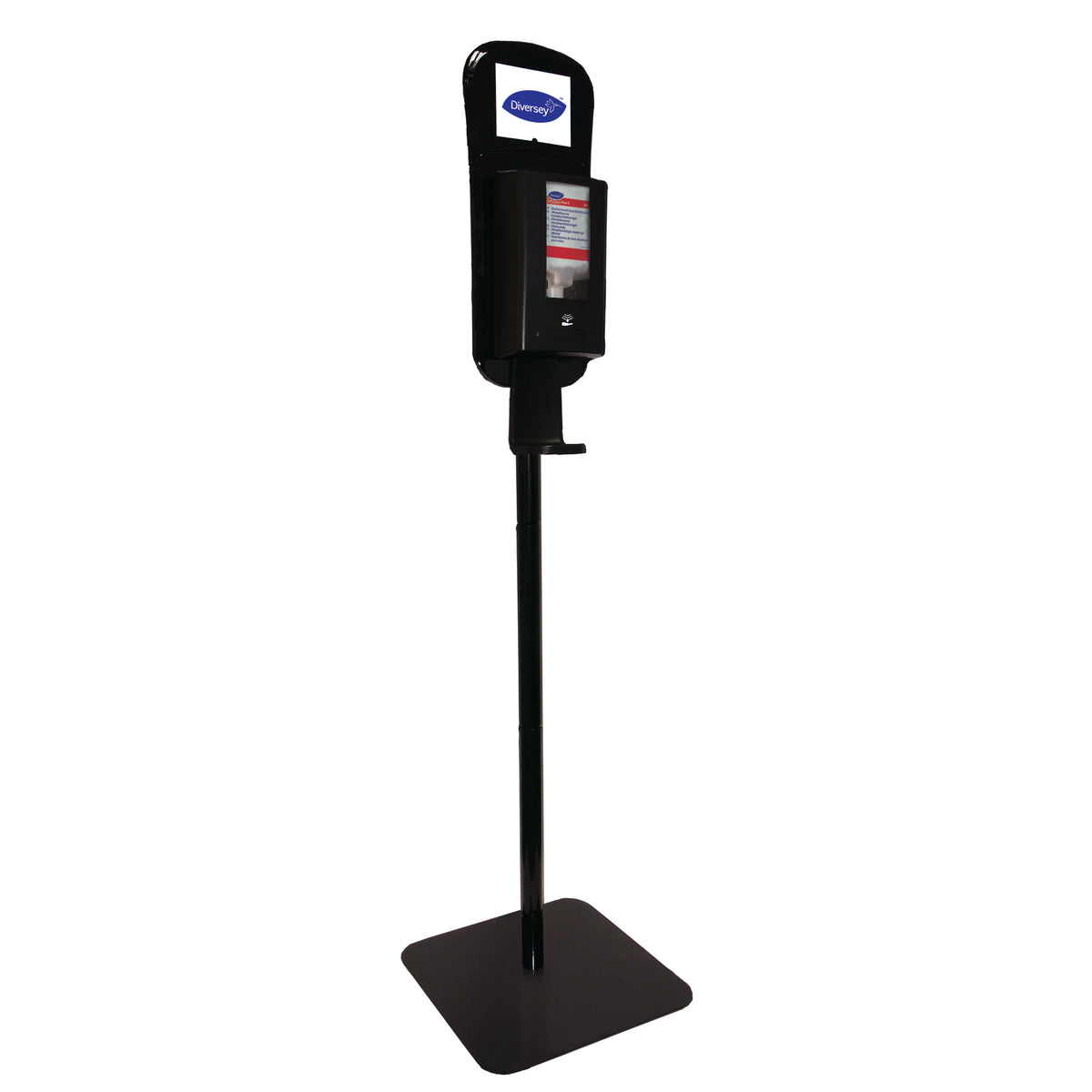 Pedana in acciaio per dispenser IntelliCare Diversey IntelliCare Floorstand Nero