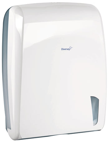 Dispenser per asciugamani piegati a V Diversey Dispenser Handtowels V-Fold Bianco