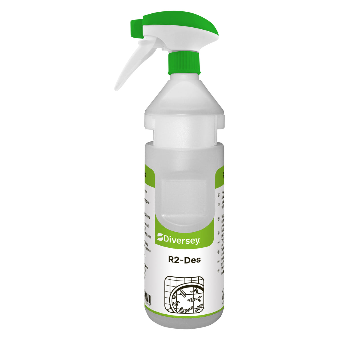 Kit bottiglie vuote 750 ml per Room Care R2-Des Diversey Divermite/Diverflow 1 pezzo