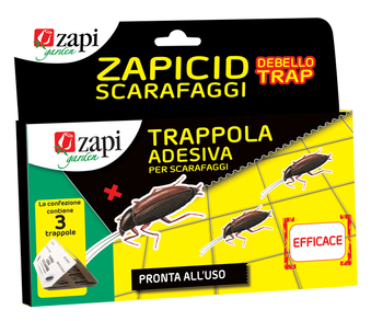 Trappola adesiva per scarafaggi Zapicid Debello Trap 3 trappole