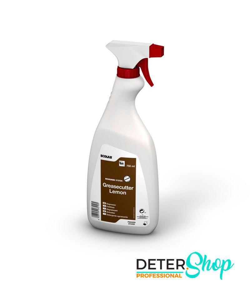 Sgrassante profumato pronto all'uso per forni e piastre Ecolab Greasecutter Lemon 750 ml