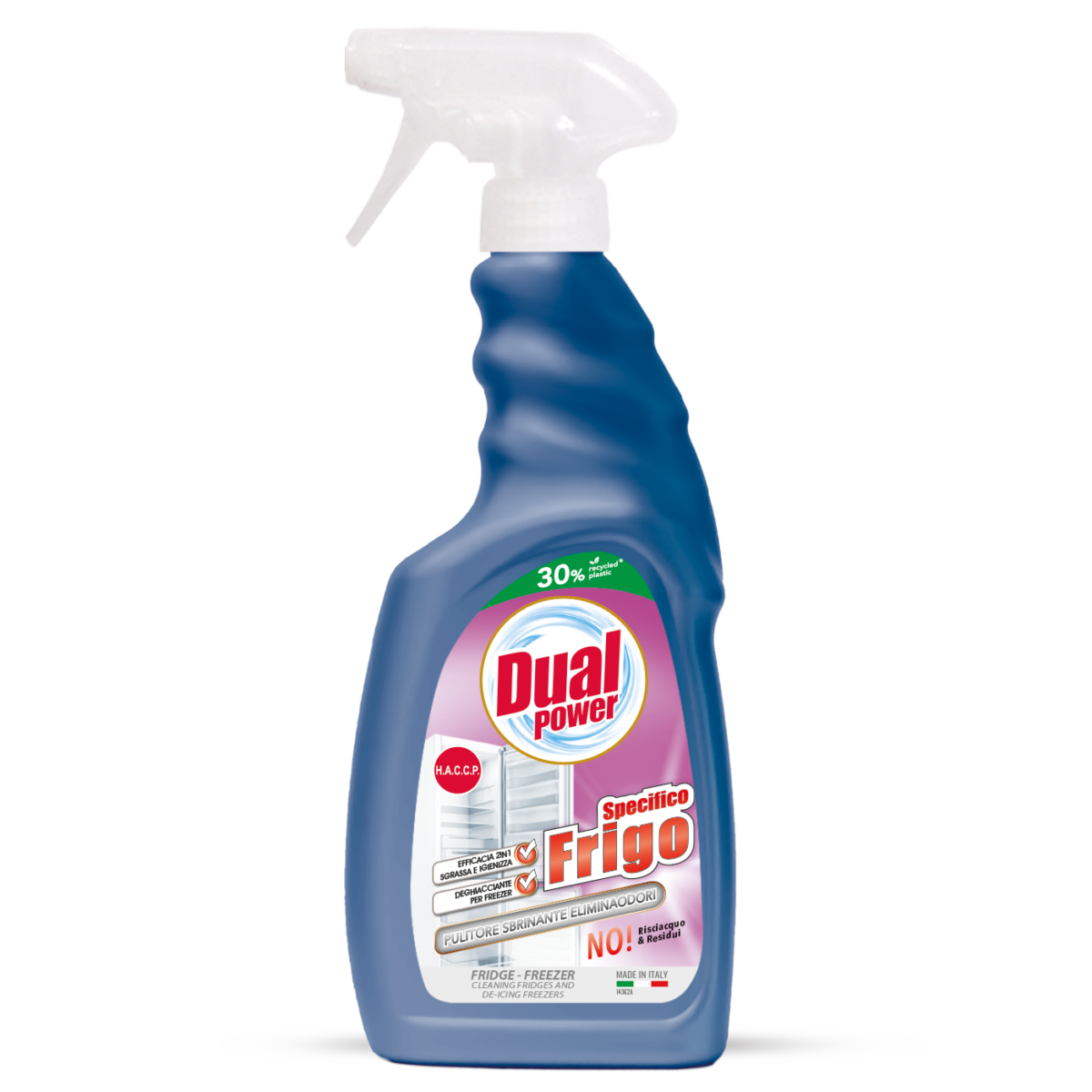 Detergente igienizzante per frigorifero Dual Power Detergente Frigo 6x500 ml