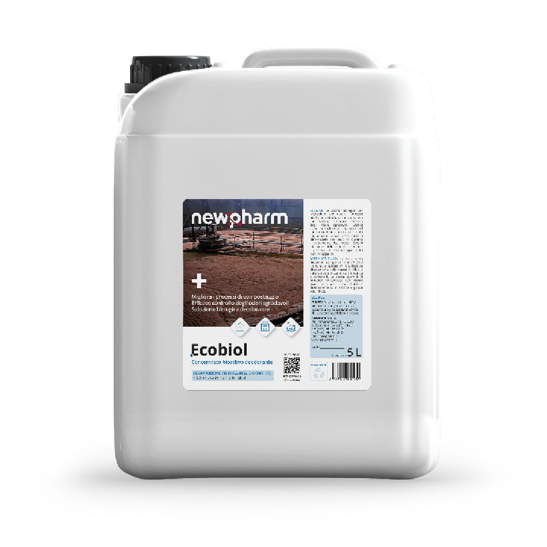 Geruchsabsorber zur Beseitigung schlechter Gerüche Newpharm Ecobiol 5 lt