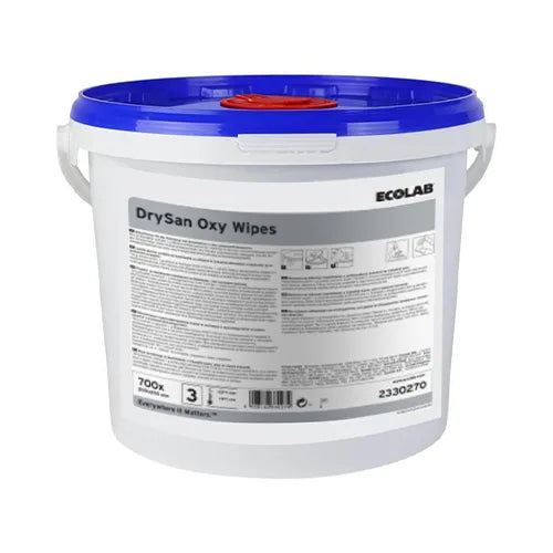 Salviette detergenti disinfettanti monouso per superfici Ecolab DrySan Oxy Wipes 700 pezzi