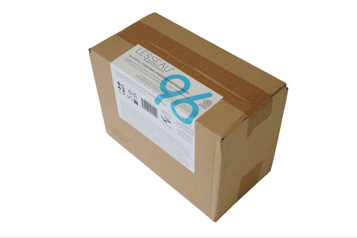Innovativo lavamani in barrette solide Diversey LESSEAU Hand Wash Foamy Bar PureSense 8x12 pezzi
