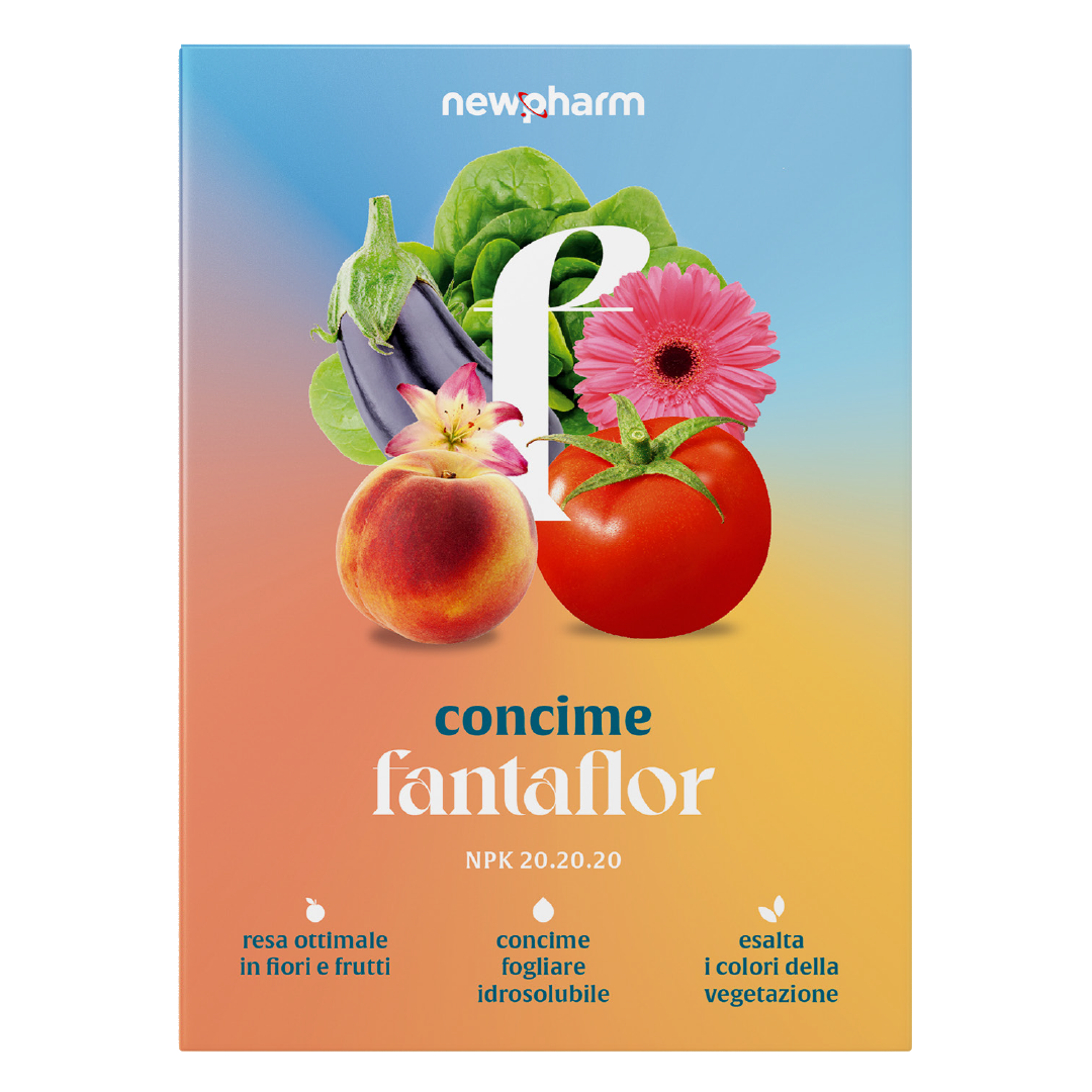 Concime idrosolubile universale 20-20-20 Newpharm Fantaflor 1 kg
