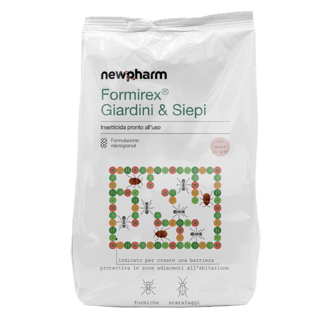 Insetticida microgranulare per formiche Newpharm Formirex Giardini & Siepi 1 kg busta