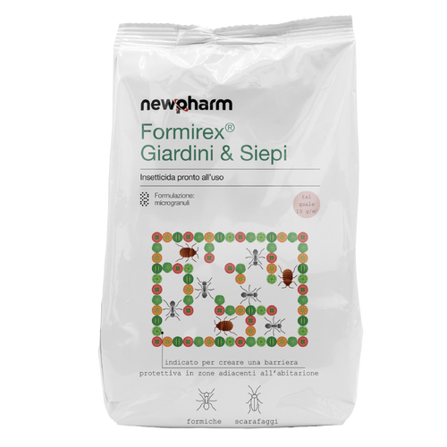 Insetticida microgranulare per formiche Newpharm Formirex Giardini & Siepi 1 kg busta