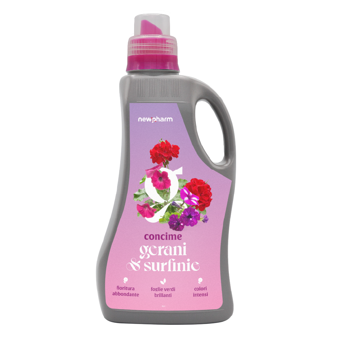 Concime liquido per gerani e surfinie Newpharm Compi Gerani e Surfinie 1 kg