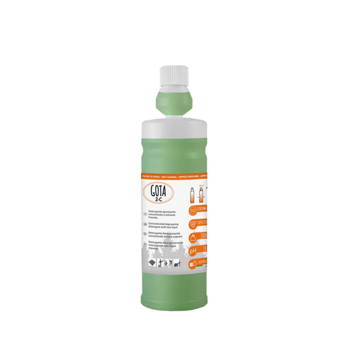 Detergente sgrassante universale concentrato Arco Chimica Gota 2-C 6x1 litro