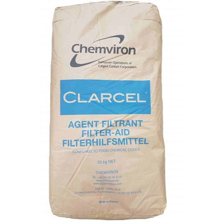 Farina fossile diatomeica ad elevata purezza Diversey Clarcel 25 kg