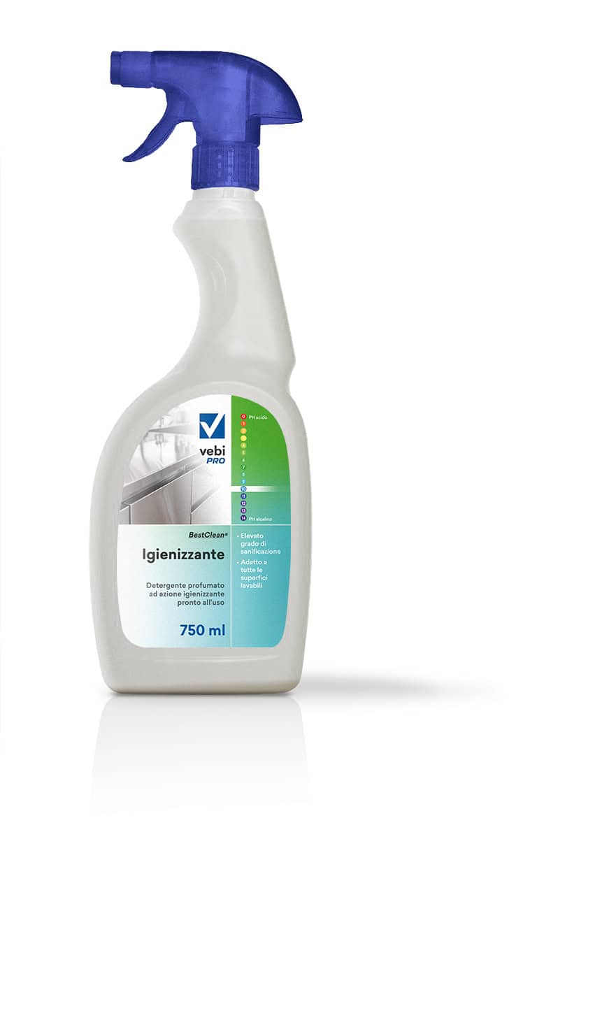 Detergente igienizzante profumato pronto all’uso Vebi BestClean Igienizzante 750 ml