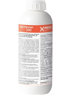 Insetticida per scarafaggi, zanzare e mosche India Rotryn 200 - 1 litro