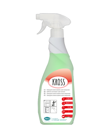 Detergente disincrostante acido tamponato profumato Arco Chimica Kross 5 kg