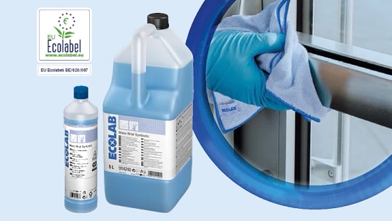 Detergente sinbiotico Ecolabel per superfici e vetri Ecolab MAXX Brial Synbiotic 1 litro