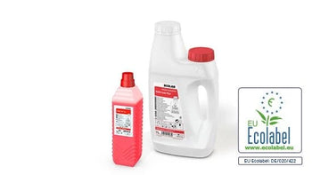 Detergente acido concentrato Ecolabel per sanitari Ecolab MAXX Into Plus 1 litro