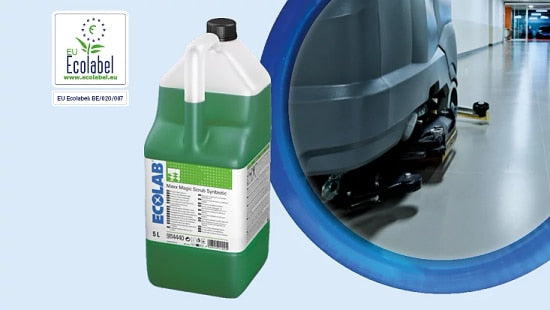 Detergente sinbiotico Ecolabel per lavasciuga Ecolab MAXX Magic Scrub Synbiotic 2x5 litri