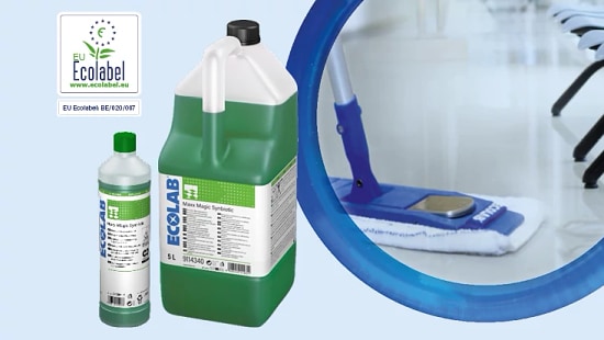 Detergente sinbiotico Ecolabel per pavimenti e superfici Ecolab MAXX Magic Synbiotic 5 litri