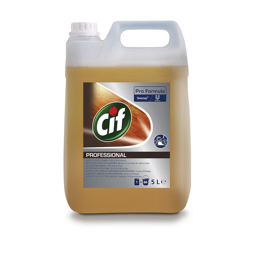 Detergente per pulizia superfici in legno Cif Detergente per Legno 5L