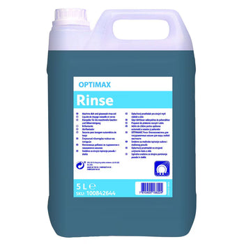 Brillantante neutro per lavastoviglie Optimax Rinse 5 litri