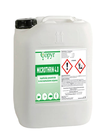 Insetticida per insetti volanti e striscianti Copyr MICROTHRIN 4.0 5L