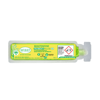 Detergente vegetale concentrato per pavimenti in monodose Arco Chimica Naturally Pavimenti confezione 160 monodosi da 15 ml