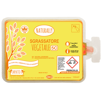 Sgrassatore vegetale concentrato in monodose Arco Chimica Naturally Sgrassatore confezione 60 monodosi da 100 ml