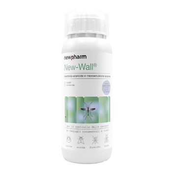 Insetticida per zanzare, mosche, zecche e pulci Newpharm New-Wall 300 ml