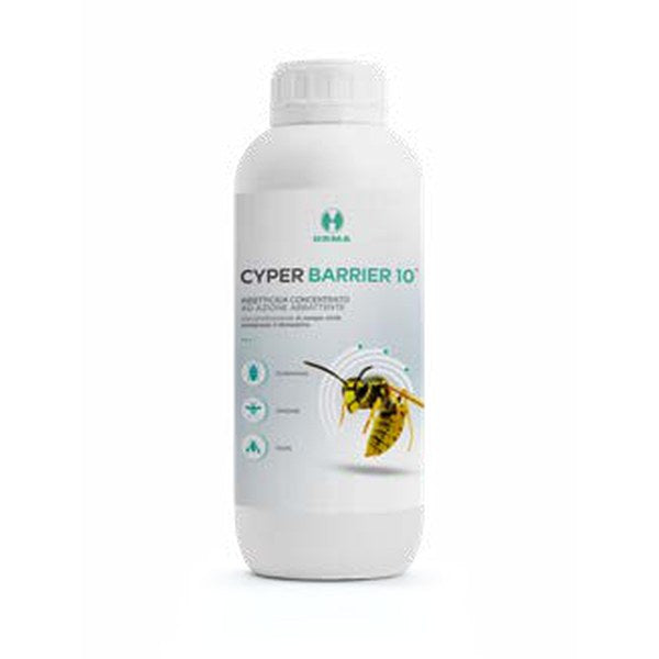 Insetticida concentrato per zanzare, mosche e blatte Orma Cyper Barrier 10 1 litro