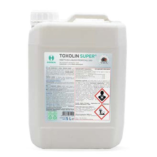 Insetticida pronto uso per mosche, zanzare, blatte e formiche Orma Toxolin Super tanica 5 litri