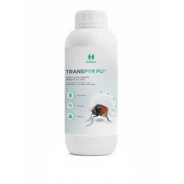 Insetticida pronto uso per mosche, zanzare, blatte e tignole Orma Transpyr PU 1 litro
