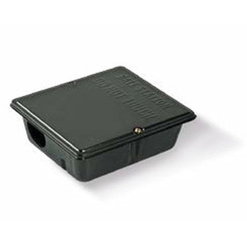 Erogatore box per esca per topi e ratti Orma Masterbox Metal Black in lamiera verniciata