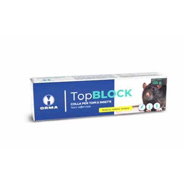 Colla attrattiva per topi e ratti Orma Top Block 135 g