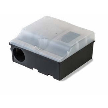 Erogatore box per esca per topi e ratti Orma Fusion Box HPT Nero con coperchio trasparente