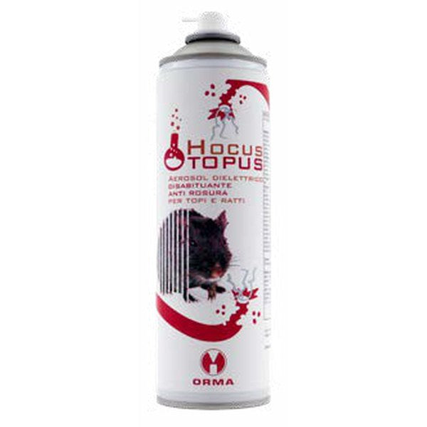 Disabituante spray per roditori contro la rosura dei cavi Orma Hocus Topus 500 ml