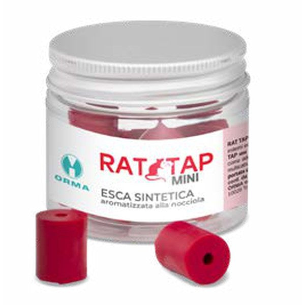 Attrattivo atossico per topi e ratti Orma Rat Tap Mini aroma nocciola barattolo 40 pezzi