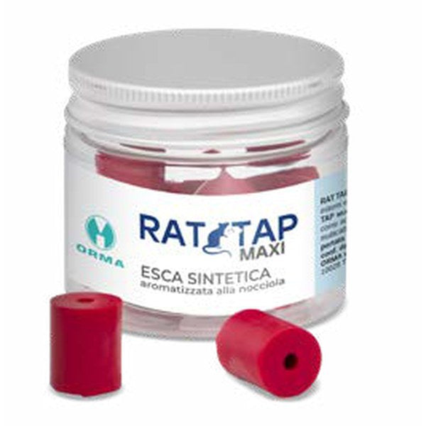 Attrattivo atossico per topi e ratti Orma Rat Tap Maxi aroma nocciola barattolo 15 pezzi
