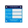 Cartello di segnalazione per punto di monitoraggio Orma Check Point MD2 7x7 cm