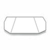 Piastra collante di ricambio per lampada UV Orma 46,5x18 cm per Applique 18