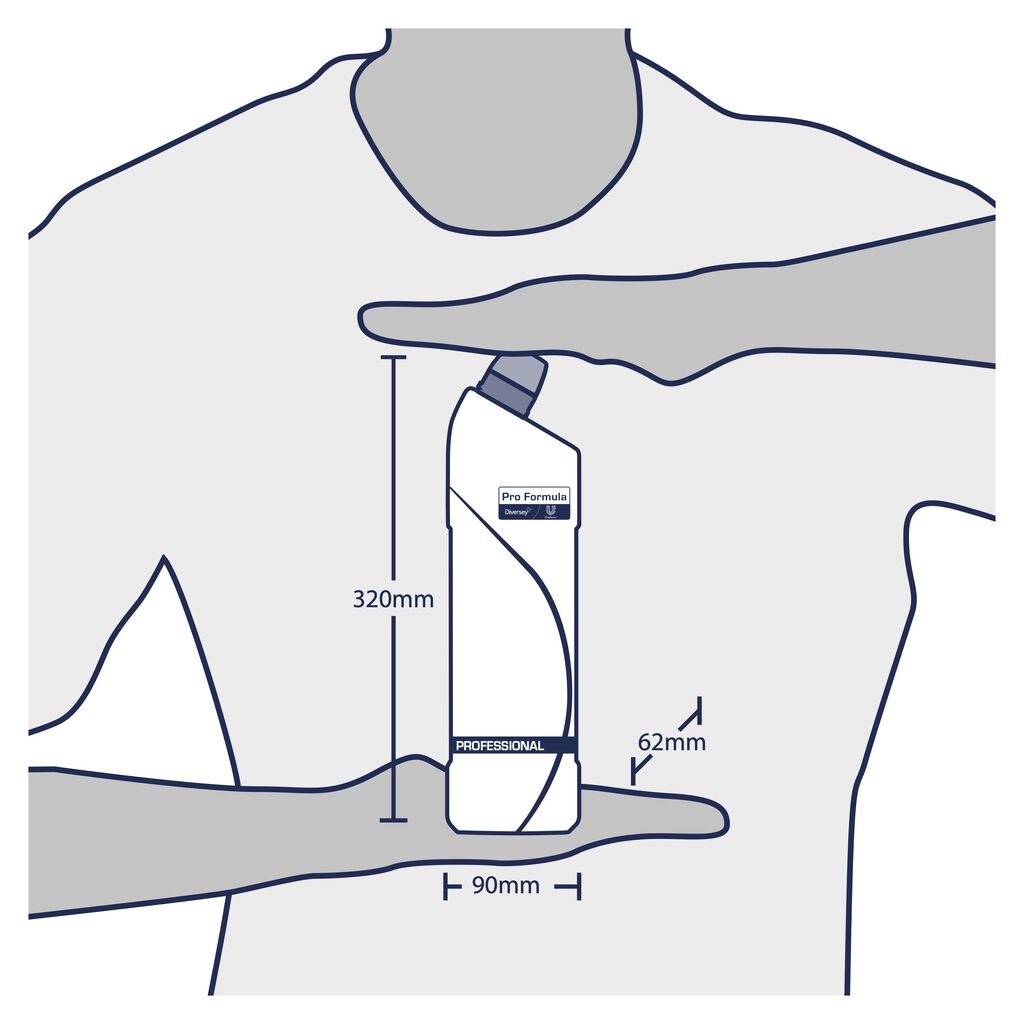 Detergente gel anticalcare per wc Diversey Domestos WC Gel 6X1 litro