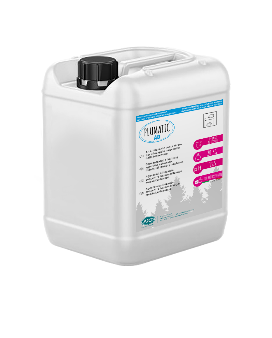 Alcalinizzante per lavanderie industriali Arco Chimica Plumatic AD 20 kg