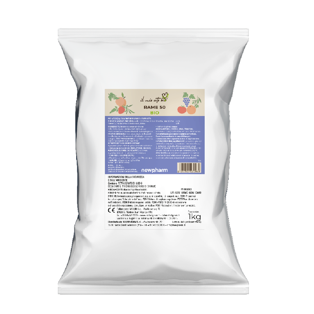 Concime fogliare a base di rame Newpharm Rame 50% 1 kg