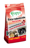 Rodenticida bait for mice and rats Copyr Ratacum Pasta 1.5 kg